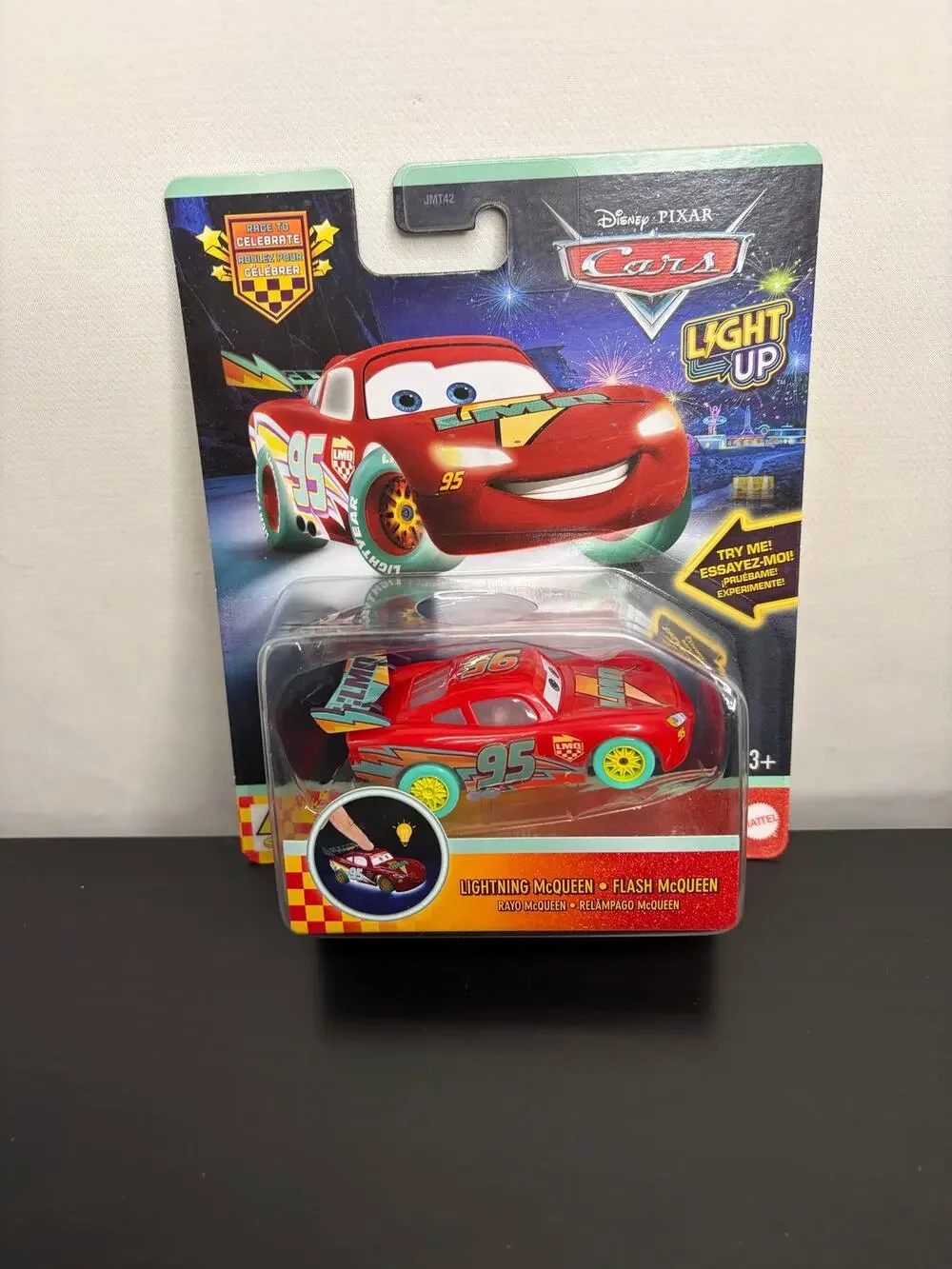 Lightning Mcqueen Light Up Disney Pixar Cars 1:55 NEW 2026